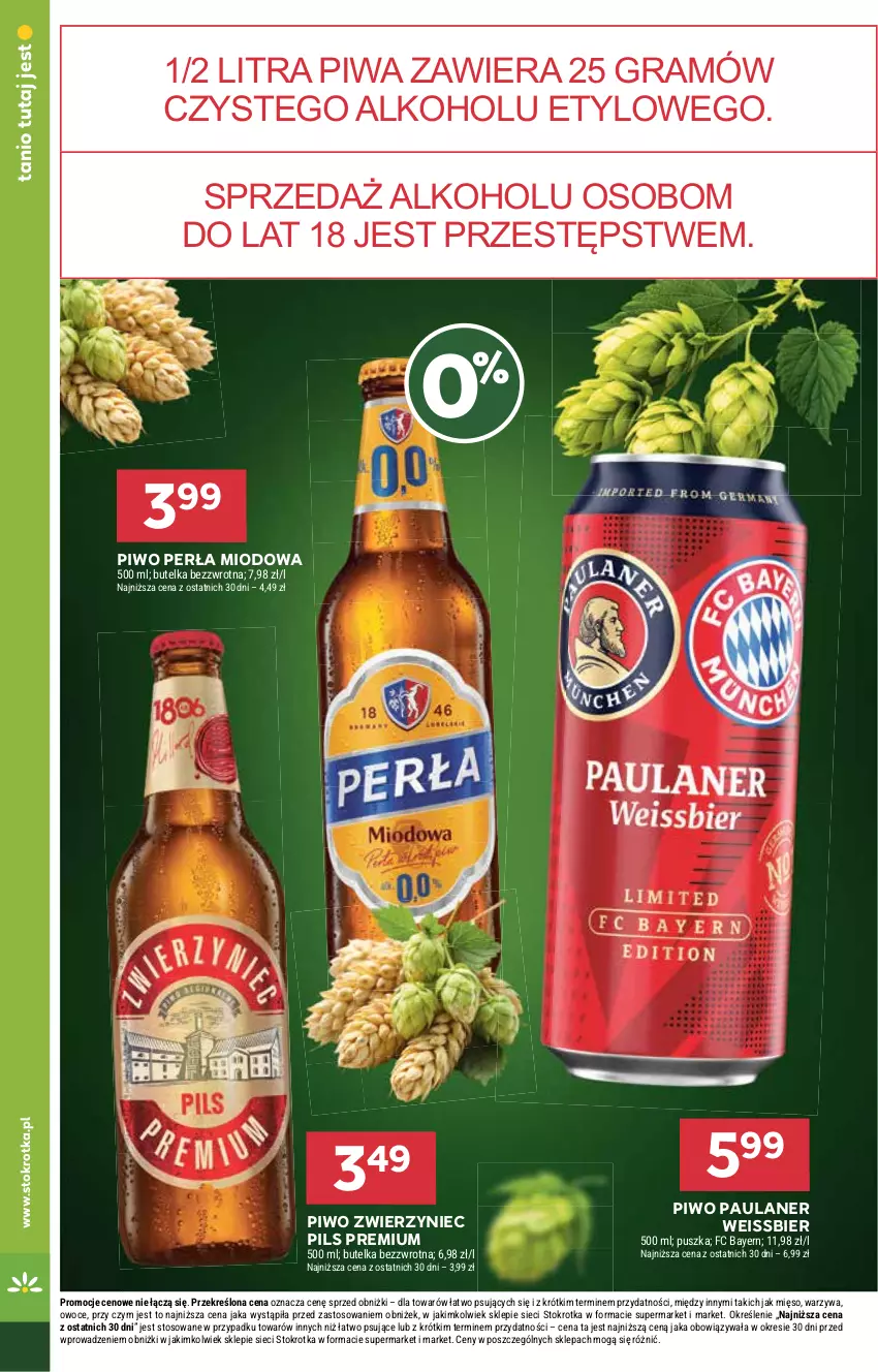 Gazetka promocyjna Stokrotka - Market - ważna 17.06 do 25.06.2025 - strona 18 - produkty: Gra, Mięso, Owoce, Perła, Piwa, Piwo, Warzywa