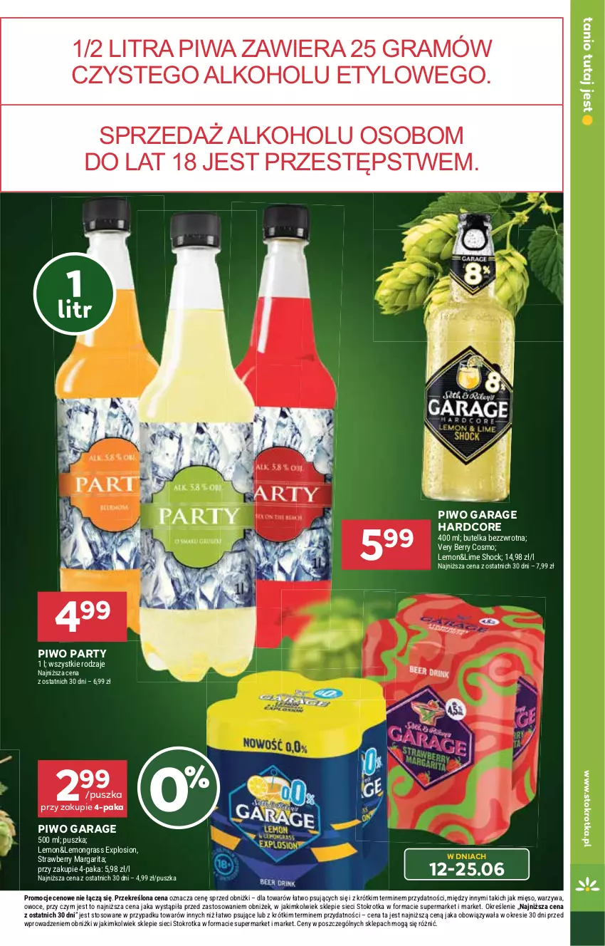 Gazetka promocyjna Stokrotka - Market - ważna 17.06 do 25.06.2025 - strona 21 - produkty: Gra, Mięso, Owoce, Piwa, Piwo, Warzywa