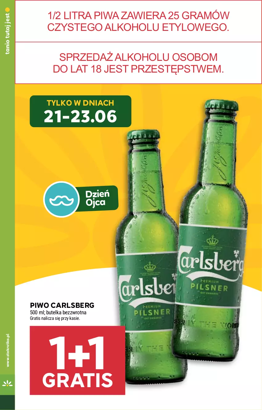 Gazetka promocyjna Stokrotka - Market - ważna 17.06 do 25.06.2025 - strona 22 - produkty: Carlsberg, Gra, Piwa, Piwo