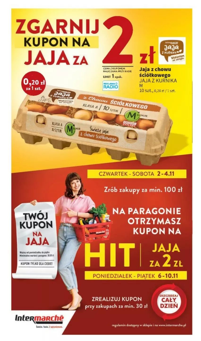 Gazetka promocyjna Intermarche - ważna 02.11 do 08.11.2023 - strona 2 - produkty: Jaja