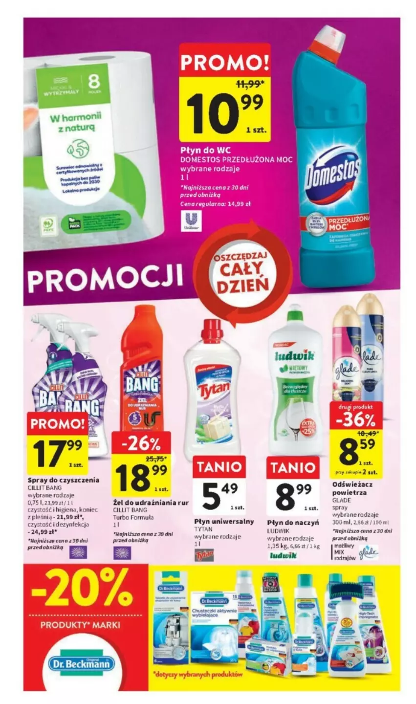 Gazetka promocyjna Intermarche - ważna 02.11 do 08.11.2023 - strona 31 - produkty: Cillit Bang, Dezynfekcja, Ludwik, Odświeżacz powietrza, Spray do czyszczenia, Tytan