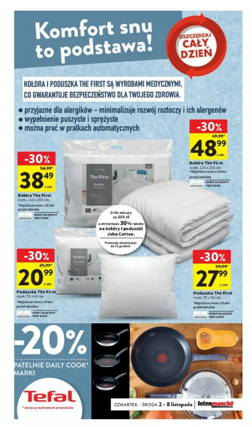 Gazetka promocyjna Intermarche - ważna 02.11 do 08.11.2023 - strona 33 - produkty: Kasia, Kołdra, Piec, Poduszka, Pralka