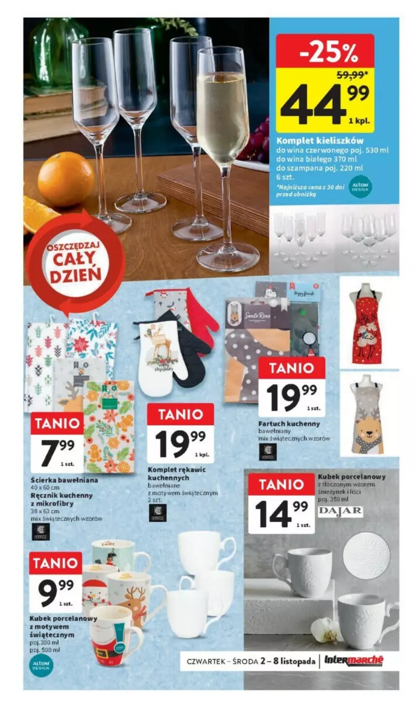 Gazetka promocyjna Intermarche - ważna 02.11 do 08.11.2023 - strona 36 - produkty: Fa, Fartuch kuchenny, Kubek, Por, Ręcznik, Ręcznik kuchenny