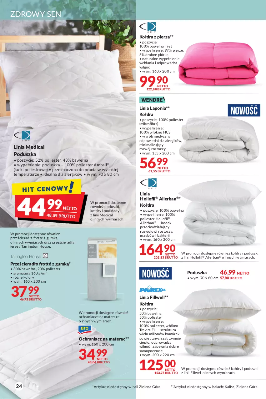 Gazetka promocyjna Makro - [Oferta promocyjna] Artykuły spożywcze i przemysłowe - ważna 07.01 do 24.01.2022 - strona 24 - produkty: Gra, Kołdra, LG, Lion, Materac, Mop, Ochraniacz na materac, Ochraniacze, Podkład, Poduszka, Prześcieradło, Rama, Sok, Tera, Wełna