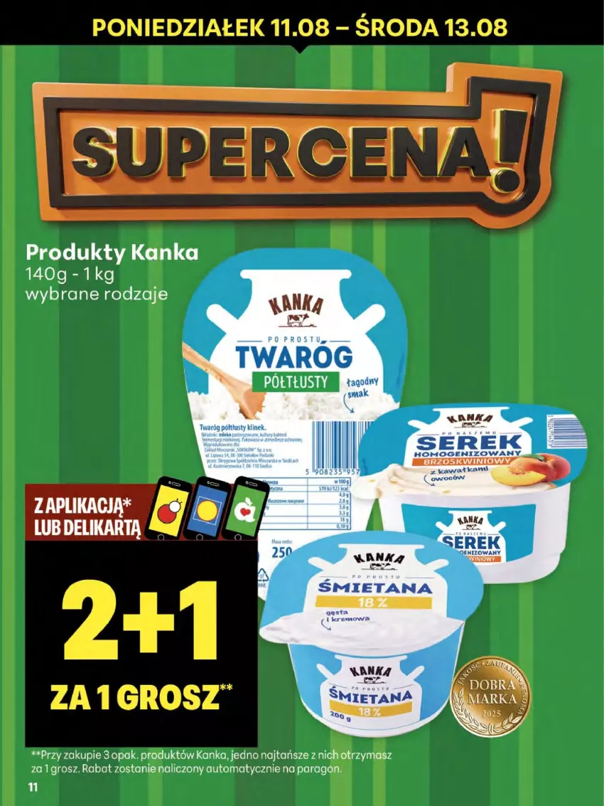 Gazetka promocyjna Delikatesy Centrum - Franczyza DC32 Czwartek - ważna 07.08 do 13.08.2025 - strona 11
