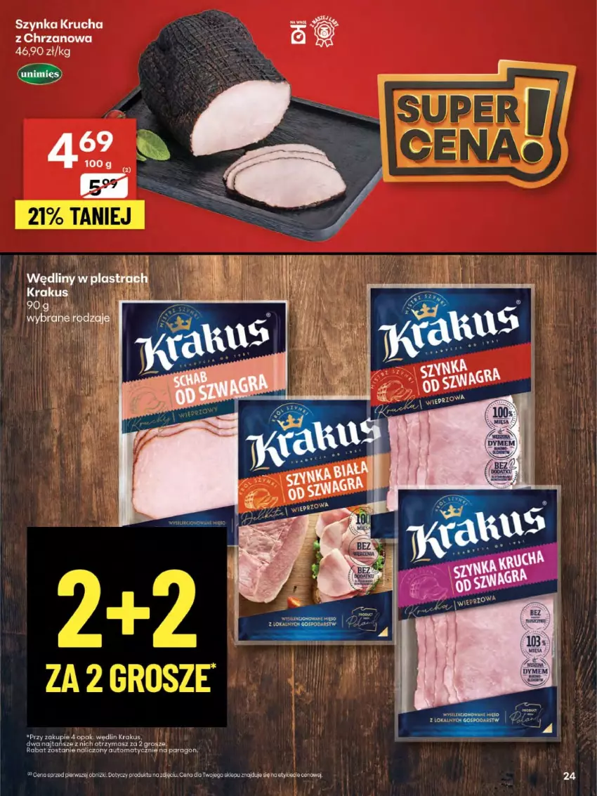 Gazetka promocyjna Delikatesy Centrum - Franczyza DC32 Czwartek - ważna 07.08 do 13.08.2025 - strona 24 - produkty: Chrzan, Fa, Krakus