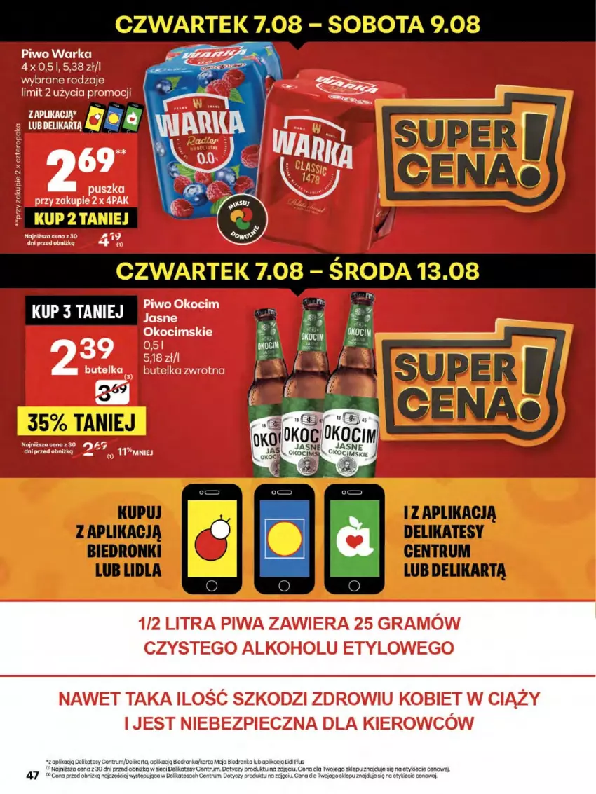 Gazetka promocyjna Delikatesy Centrum - Franczyza DC32 Czwartek - ważna 07.08 do 13.08.2025 - strona 47 - produkty: Dron, Rum