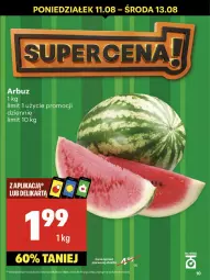 Gazetka promocyjna Delikatesy Centrum - Franczyza DC32 Czwartek - Gazetka - ważna od 13.08 do 13.08.2025 - strona 10 - produkty: Arbuz, LG