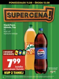 Gazetka promocyjna Delikatesy Centrum - Franczyza DC32 Czwartek - Gazetka - ważna od 13.08 do 13.08.2025 - strona 13 - produkty: Rum, 7up, Mirinda, Pepsi, Napój