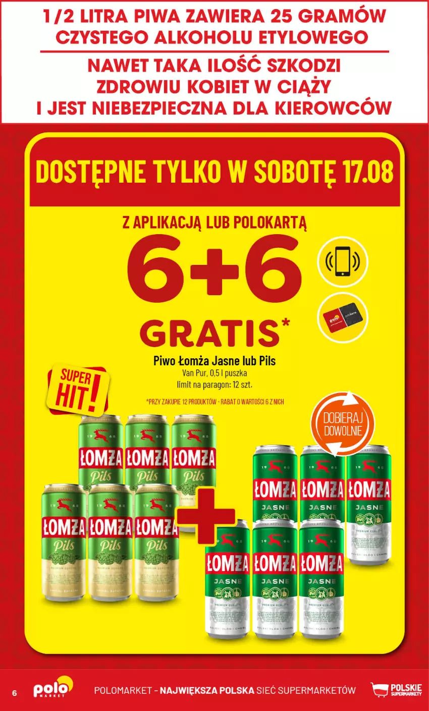 Gazetka promocyjna PoloMarket - Gazetka pomocyjna - ważna 14.08 do 20.08.2024 - strona 6 - produkty: Gra, Piec, Piwa, Piwo, Pur