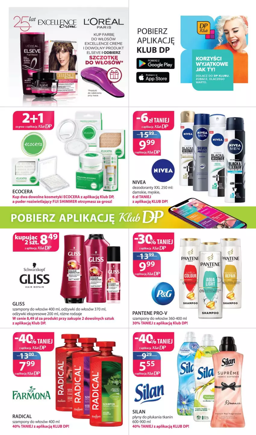 Gazetka promocyjna Drogerie Polskie - Gazetka - ważna 09.04 do 30.04.2021 - strona 3 - produkty: Dezodorant, Elseve, Fa, Lack, Nivea, Pantene, Puder, Schwarzkopf, Silan, Szampon