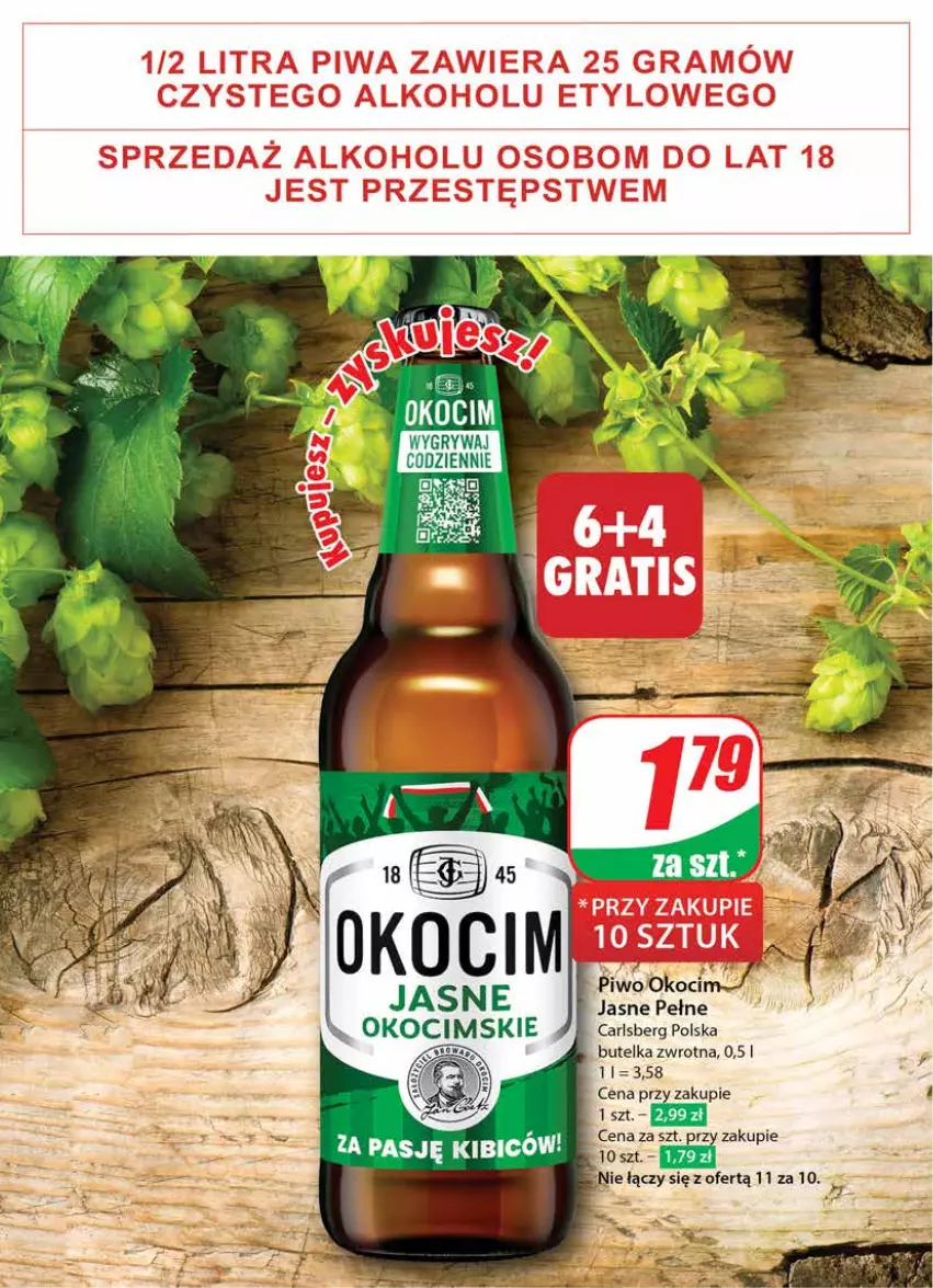 Gazetka promocyjna Dino - Gazetka 24 / 2024 - ważna 12.06 do 18.06.2024 - strona 46 - produkty: Carlsberg, Koc, Okocim