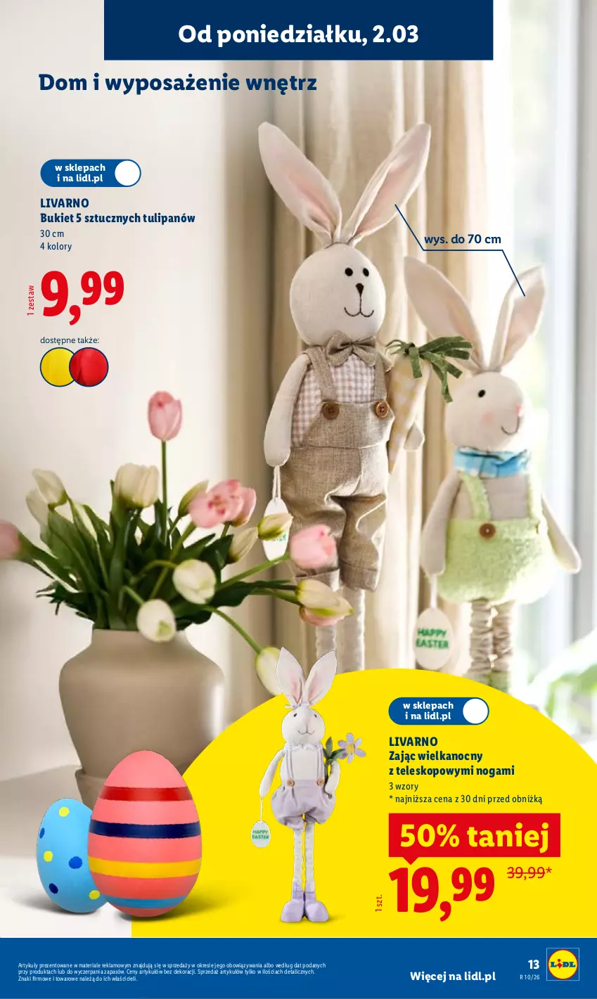 Gazetka promocyjna Lidl - Oferta ważna od 2.03 - ważna 02.03 do 07.03.2026 - strona 15 - produkty: Bukiet, Ivar, Teleskop, Tulipan