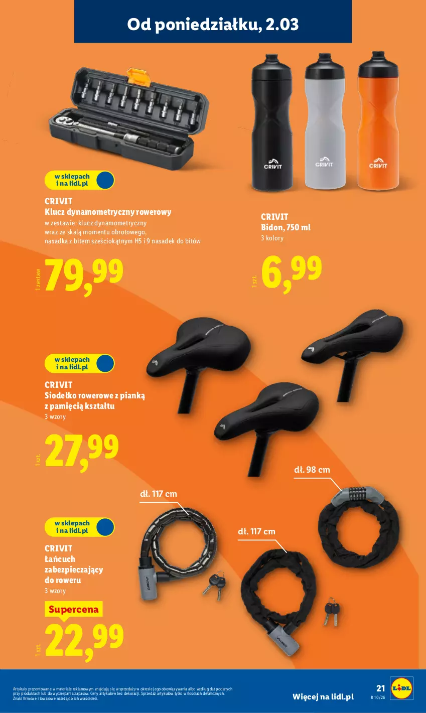 Gazetka promocyjna Lidl - Oferta ważna od 2.03 - ważna 02.03 do 07.03.2026 - strona 23 - produkty: Piec, Rower