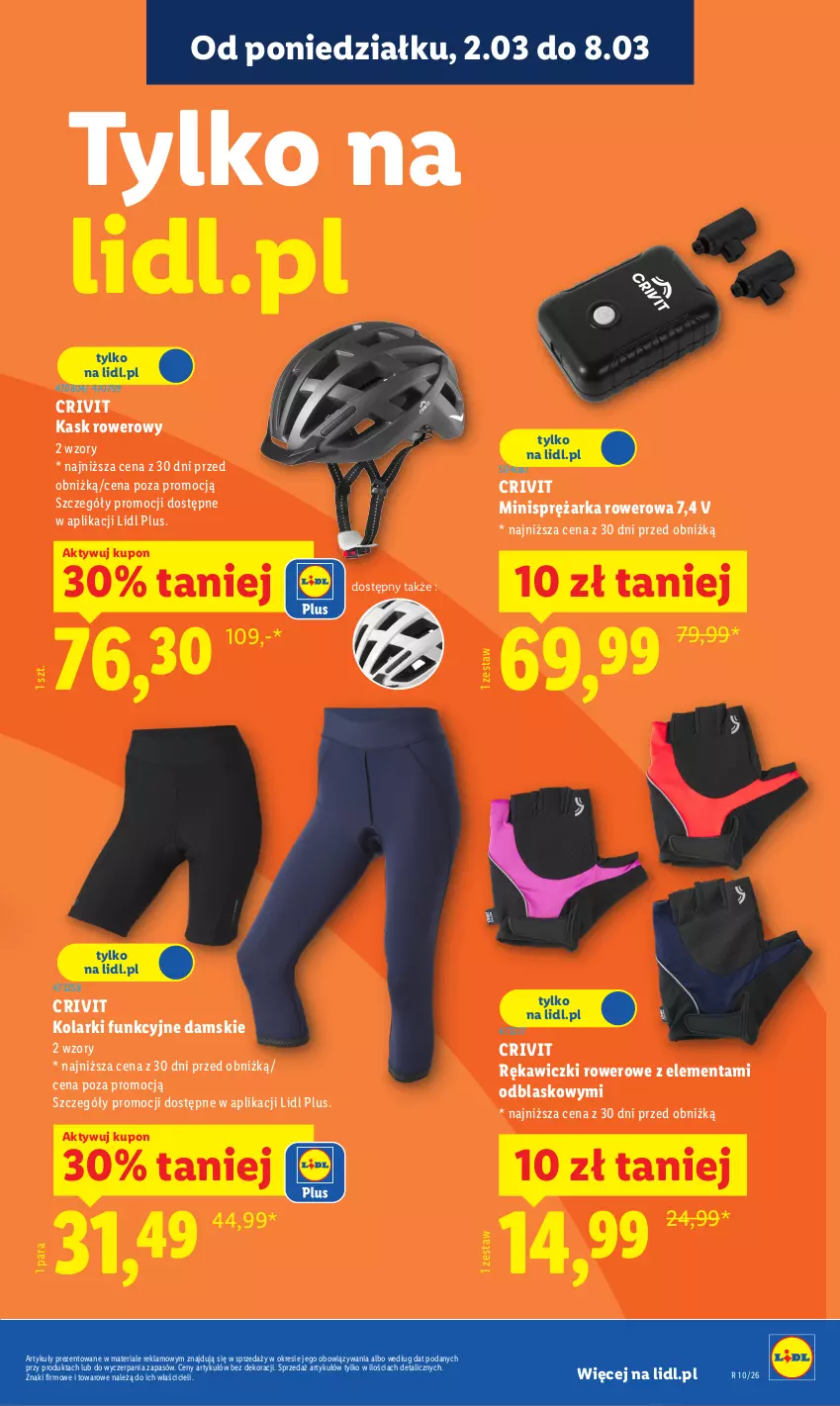 Gazetka promocyjna Lidl - Oferta ważna od 2.03 - ważna 02.03 do 07.03.2026 - strona 27 - produkty: Kask, Rower
