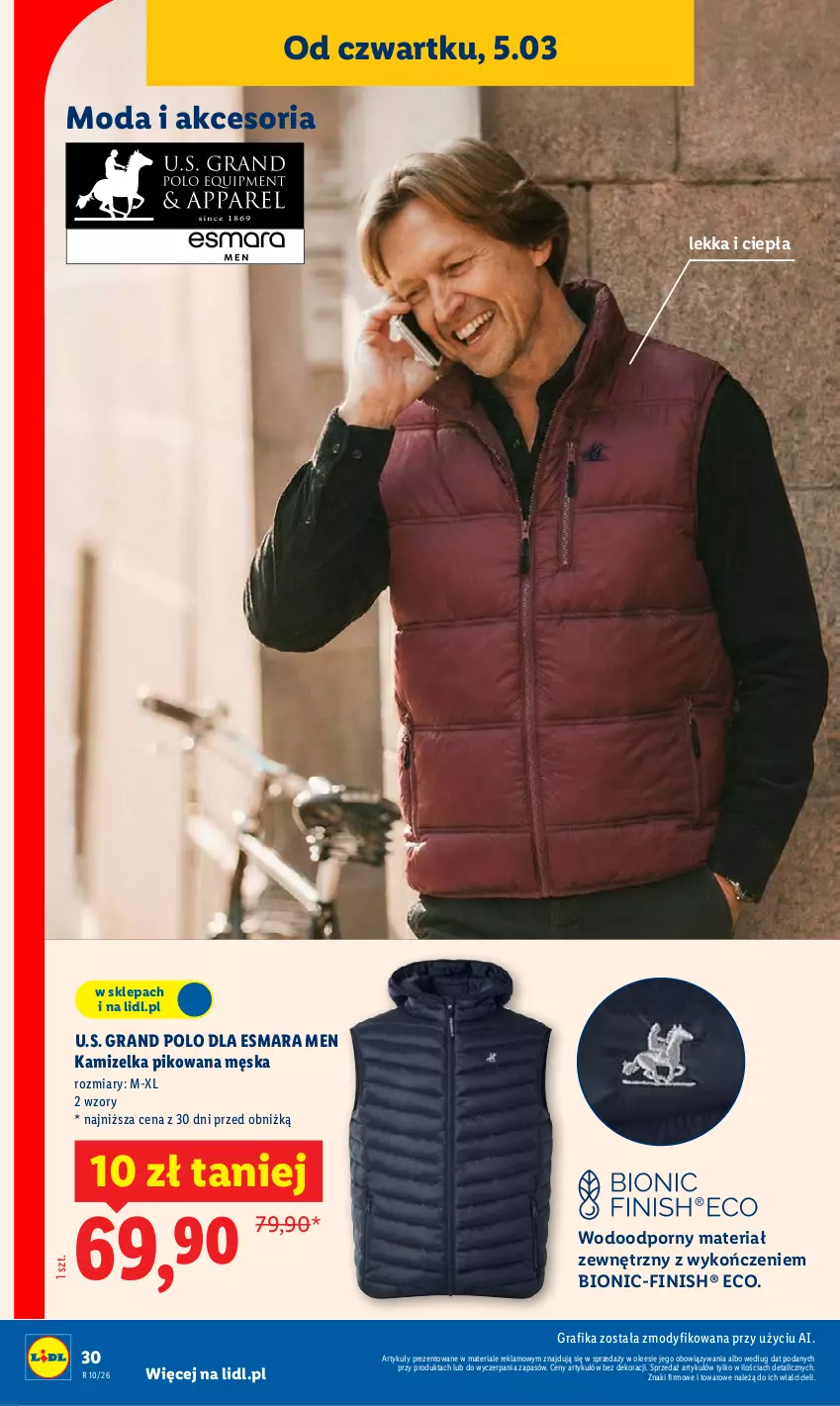 Gazetka promocyjna Lidl - Oferta ważna od 2.03 - ważna 02.03 do 07.03.2026 - strona 36 - produkty: Finish, Gra, Grafika, Kamizelka, Moda, Por