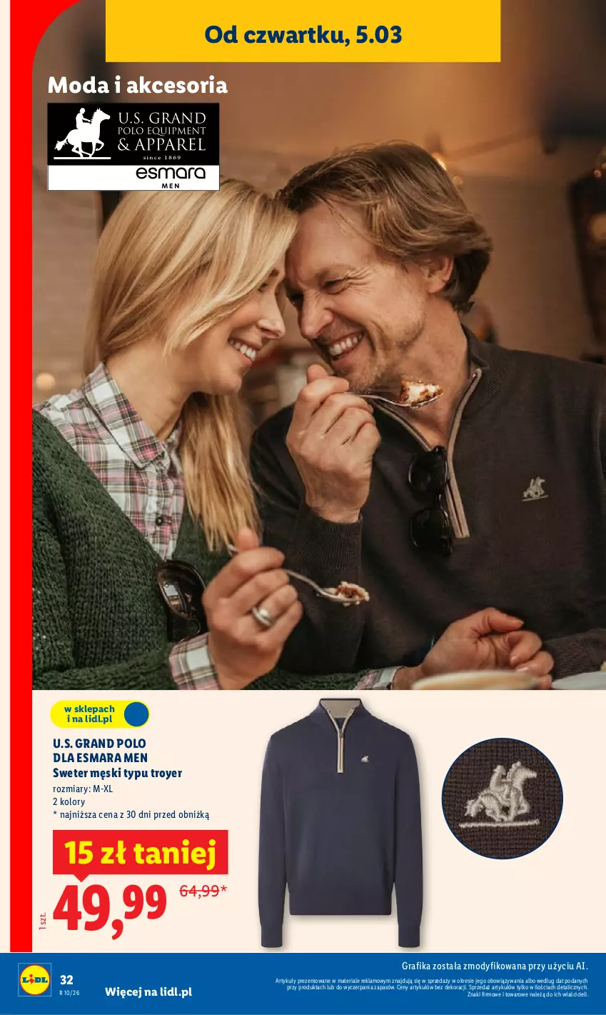 Gazetka promocyjna Lidl - Oferta ważna od 2.03 - ważna 02.03 do 07.03.2026 - strona 38 - produkty: Gra, Grafika, Moda, Sweter