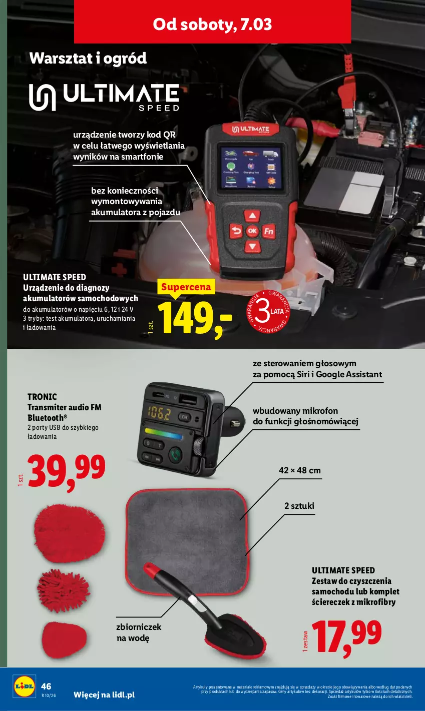 Gazetka promocyjna Lidl - Oferta ważna od 2.03 - ważna 02.03 do 07.03.2026 - strona 52 - produkty: Akumulator, Mikrofon, Ogród, Pojazd, Por, Smartfon, Tran, Transmiter