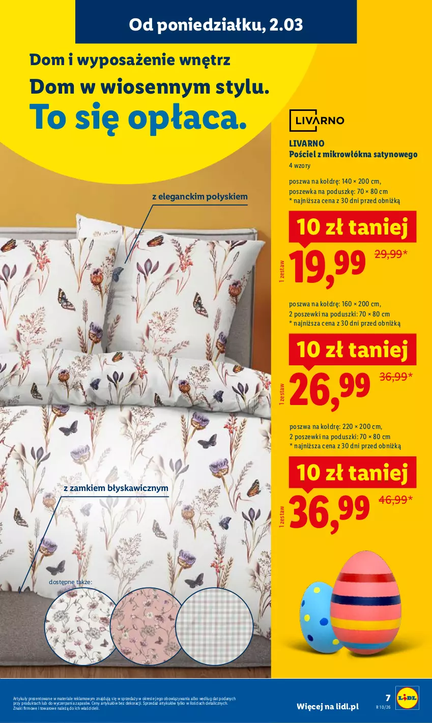 Gazetka promocyjna Lidl - Oferta ważna od 2.03 - ważna 02.03 do 07.03.2026 - strona 9 - produkty: Ivar, Pościel, Poszewka