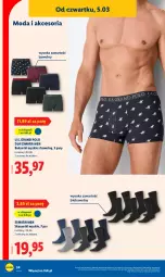 Gazetka promocyjna Lidl - Oferta ważna od 2.03 - Gazetka - ważna od 07.03 do 07.03.2026 - strona 40 - produkty: Sok, Ser, Gra, Karp, Skarpetki, Moda, Bokserki