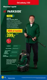 Gazetka promocyjna Lidl - Oferta ważna od 2.03 - Gazetka - ważna od 07.03 do 07.03.2026 - strona 46 - produkty: Parkside, Sok, Koc, Szczotka, Pistolet, Ogród, Myjka ciśnieniowa, Fa