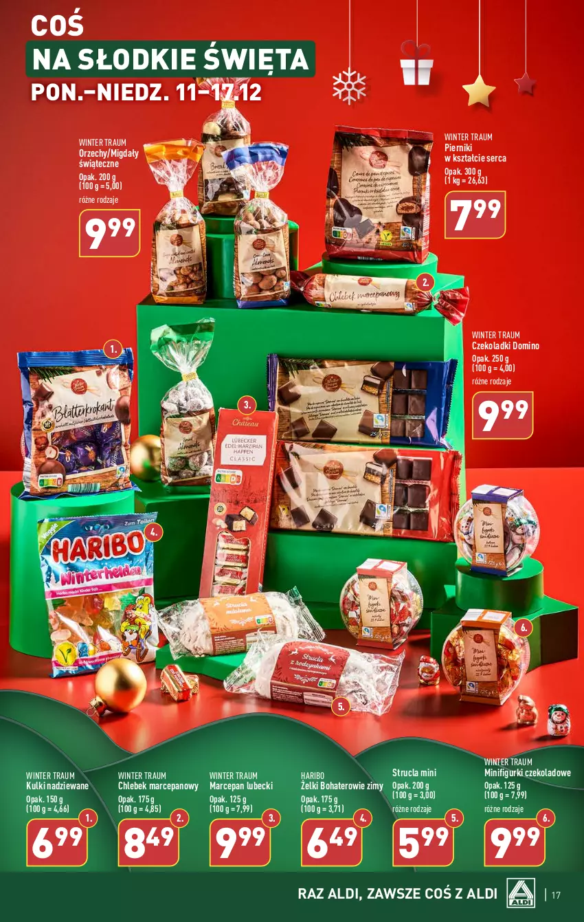 Gazetka promocyjna Aldi - Pełna oferta - ważna 11.12 do 17.12.2023 - strona 17 - produkty: Chleb, Haribo, Migdały, Piernik, Ser, Strucla