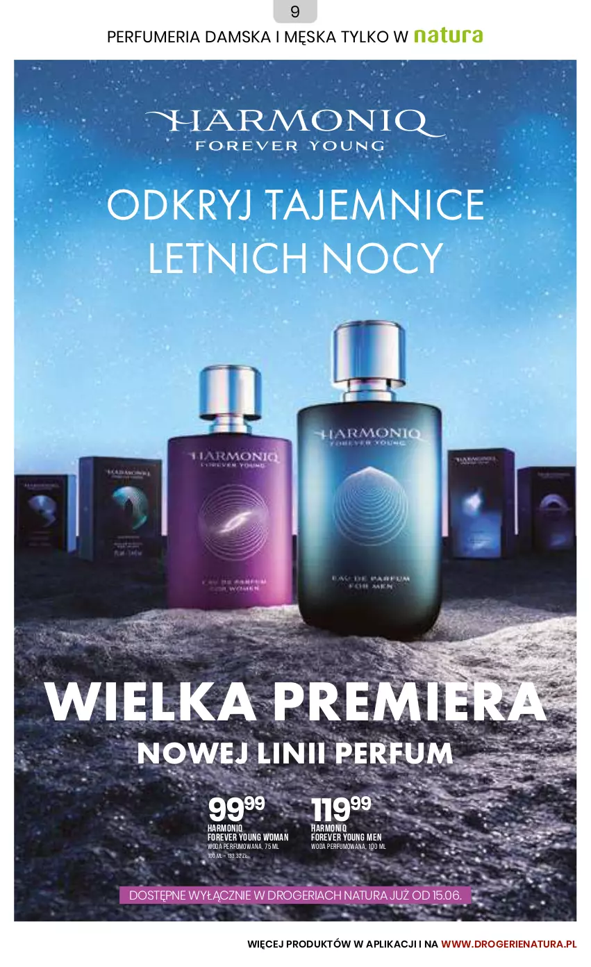 Gazetka promocyjna Drogerie Natura - Gazetka Drogerie Natura - ważna 05.06 do 04.07.2024 - strona 9 - produkty: Perfum, Woda, Woda perfumowana