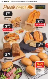 Gazetka promocyjna Netto - Artykuły spożywcze - Gazetka - ważna od 13.01 do 13.01.2024 - strona 22 - produkty: Gra, Bułka grahamka, Chleb, Ciabatta, Bułka