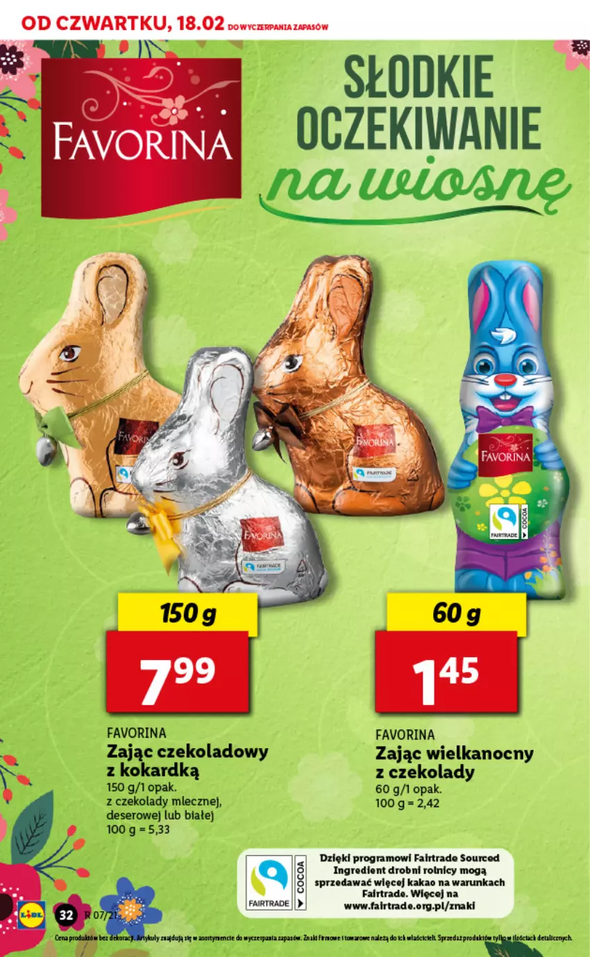 Gazetka promocyjna Lidl - GAZETKA - ważna 18.02 do 20.02.2021 - strona 32 - produkty: Deser, Fa, Ser