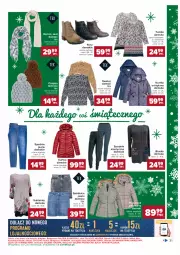 Gazetka promocyjna Carrefour - Gazetka Carrefour - Gazetka - ważna od 12.12 do 12.12.2021 - strona 31 - produkty: Spódnica, Sweter, Buty, Spodnie jeans, Szal, Kurtka, Kurtka ocieplana, Czapka, LANA, Płaszcz, Spodnie, Sukienka, Tunika