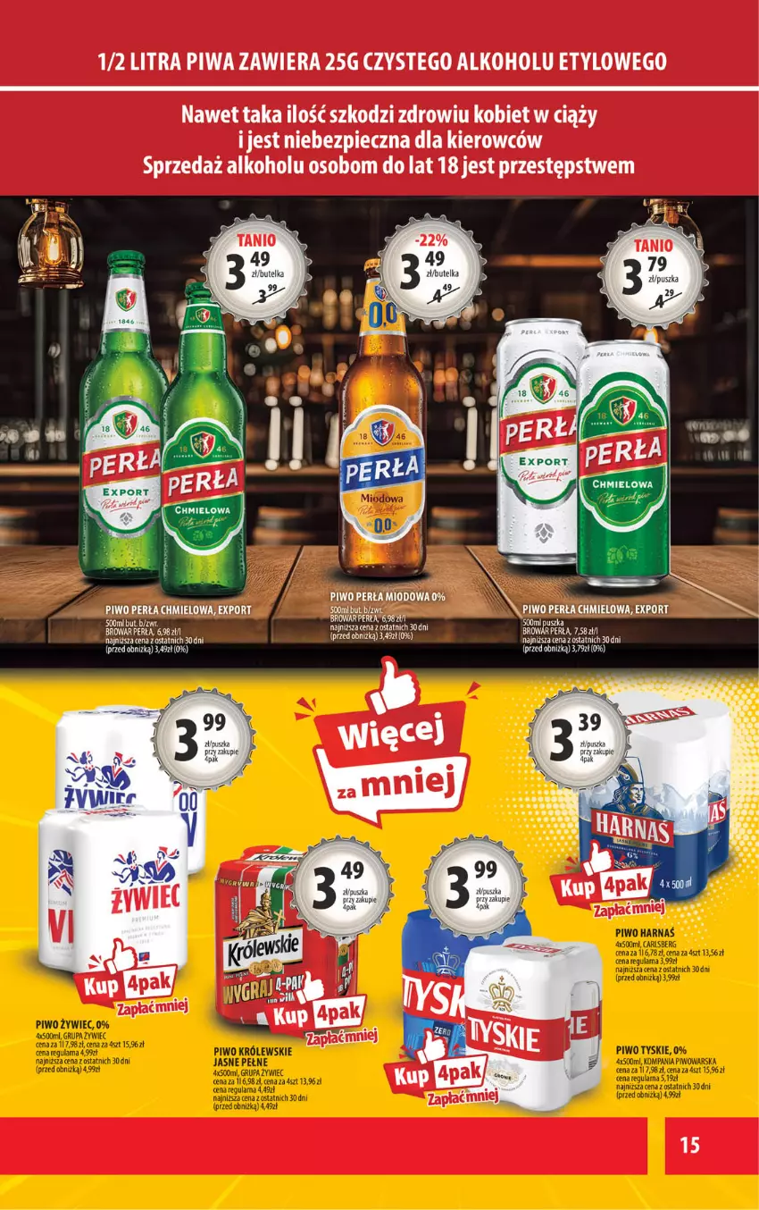 Gazetka promocyjna Arhelan - Gazetka - ważna 27.02 do 08.03.2026 - strona 15 - produkty: Kask, Perła, Piec, Piwa, Piwo, Por, Sos