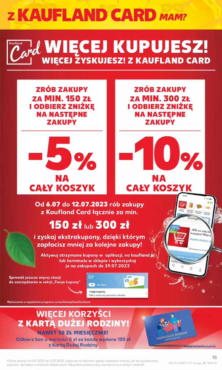 Gazetka promocyjna Kaufland - Gazetka tygodnia - ważna 06.07 do 12.07.2023 - strona 15 - produkty: Gra, Kosz, Olej