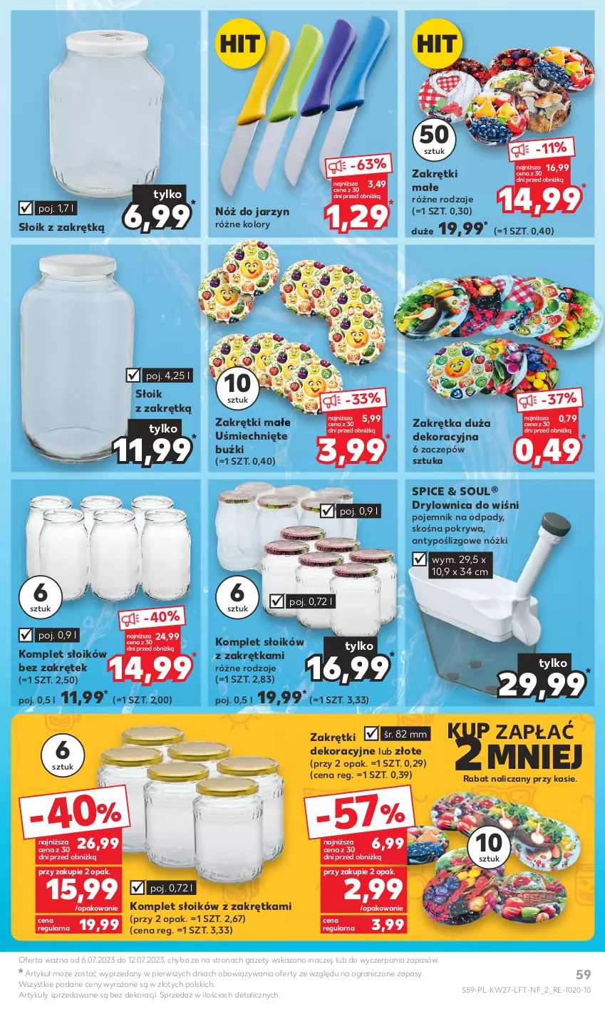 Gazetka promocyjna Kaufland - Gazetka tygodnia - ważna 06.07 do 12.07.2023 - strona 59 - produkty: Gra, Pojemnik, Pokrywa