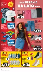 Gazetka promocyjna Kaufland - Gazetka tygodnia - Gazetka - ważna od 12.07 do 12.07.2023 - strona 60 - produkty: Ubrania, Top, Gra, Buty do wody, Buty, Karp, T-shirt, Skarpetki