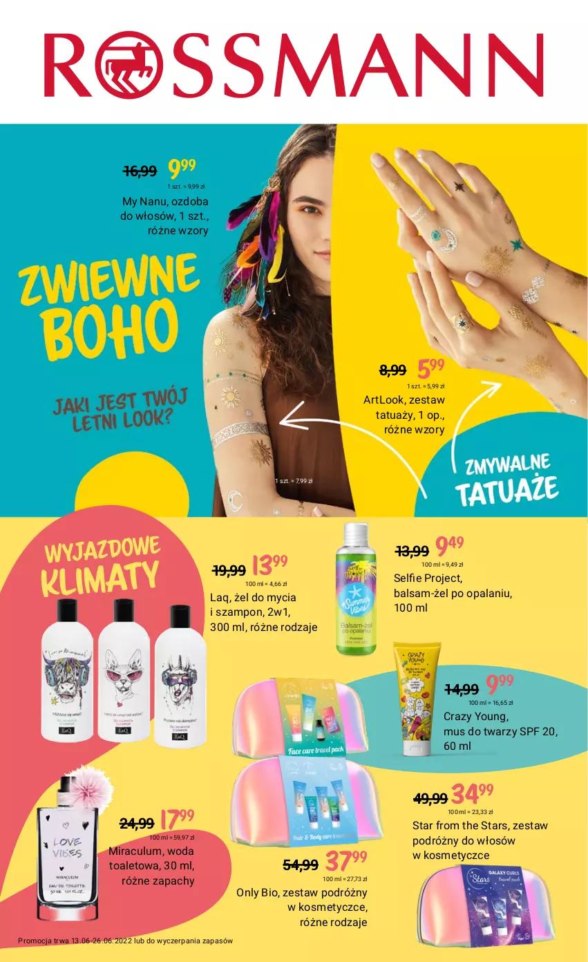 Gazetka promocyjna Rossmann - ważna 13.06 do 26.06.2022 - strona 16 - produkty: Mus, Ozdoba, Szampon, Woda, Woda toaletowa