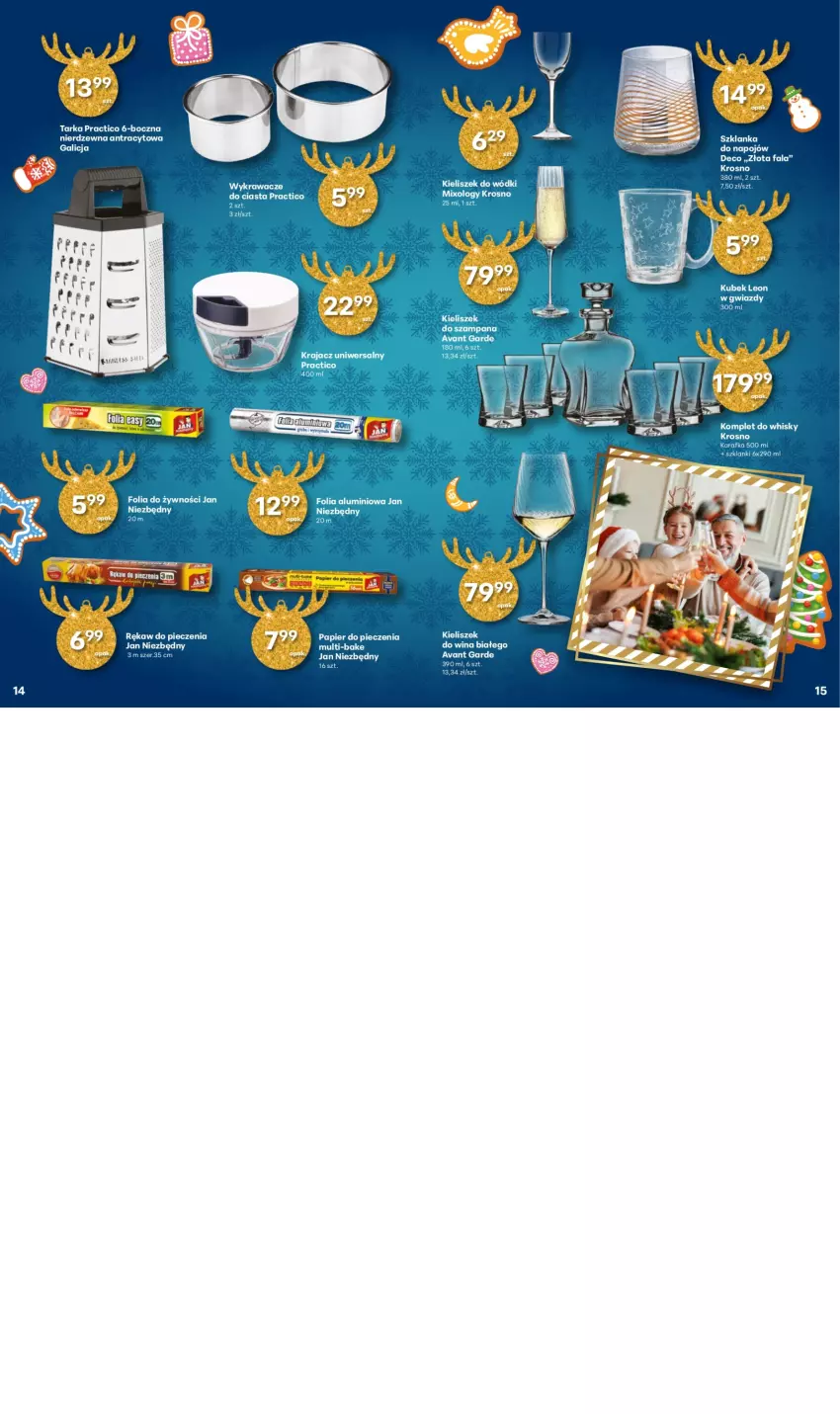Gazetka promocyjna Delikatesy Centrum - Katalog Prezenty DC48-DC49-DC50 - ważna 27.11 do 17.12.2025 - strona 8 - produkty: Fa, Folia aluminiowa, Jan Niezbędny, Karafka, Kieliszek, Kubek, Lanki, Leon, Papier, Papier do pieczenia, Piec, Rękaw do pieczenia, Tarka, Whisky