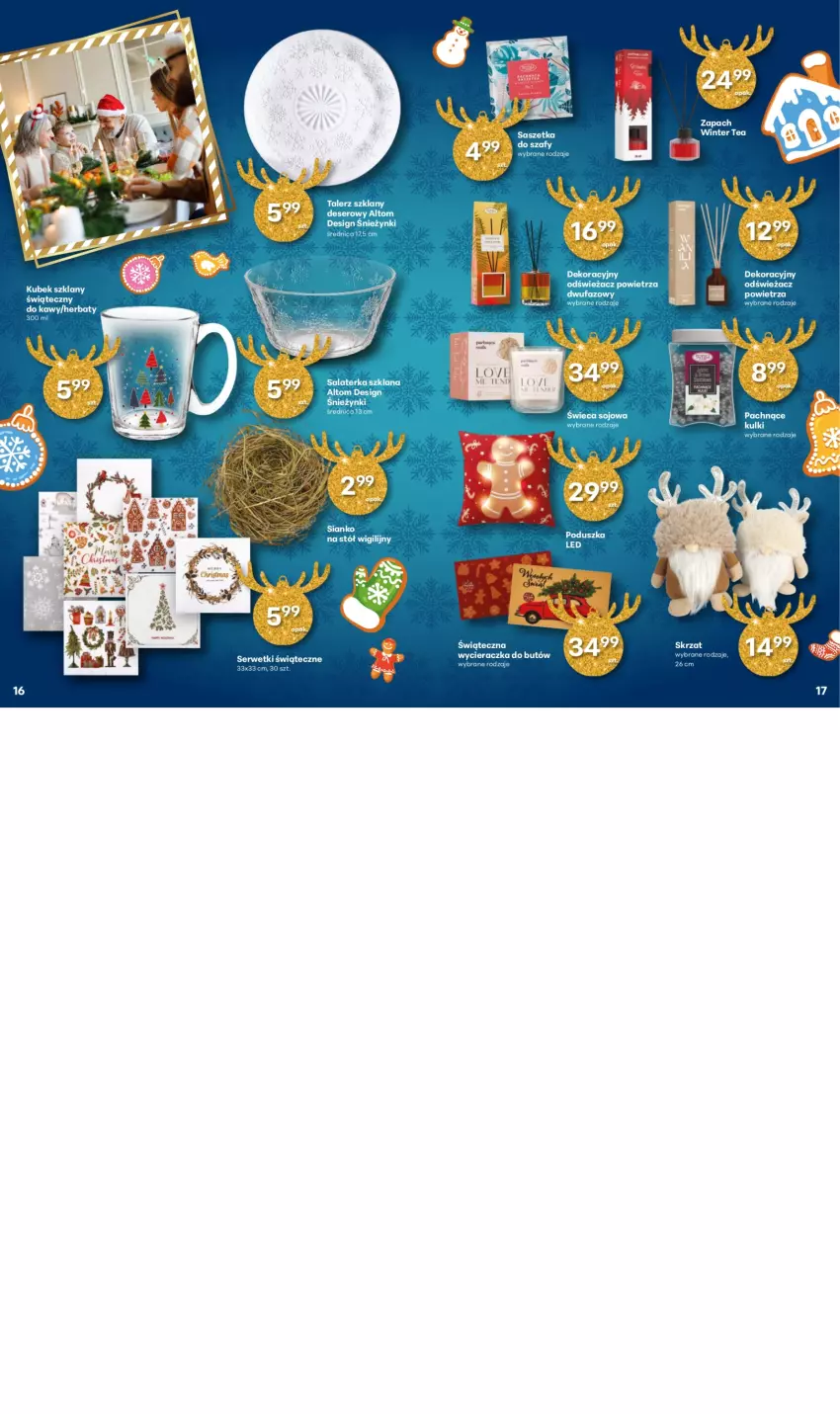 Gazetka promocyjna Delikatesy Centrum - Katalog Prezenty DC48-DC49-DC50 - ważna 27.11 do 17.12.2025 - strona 9 - produkty: Deser, Fa, Kubek, LANA, Odświeżacz powietrza, Poduszka, Salaterka, Ser, Serwetki, Talerz