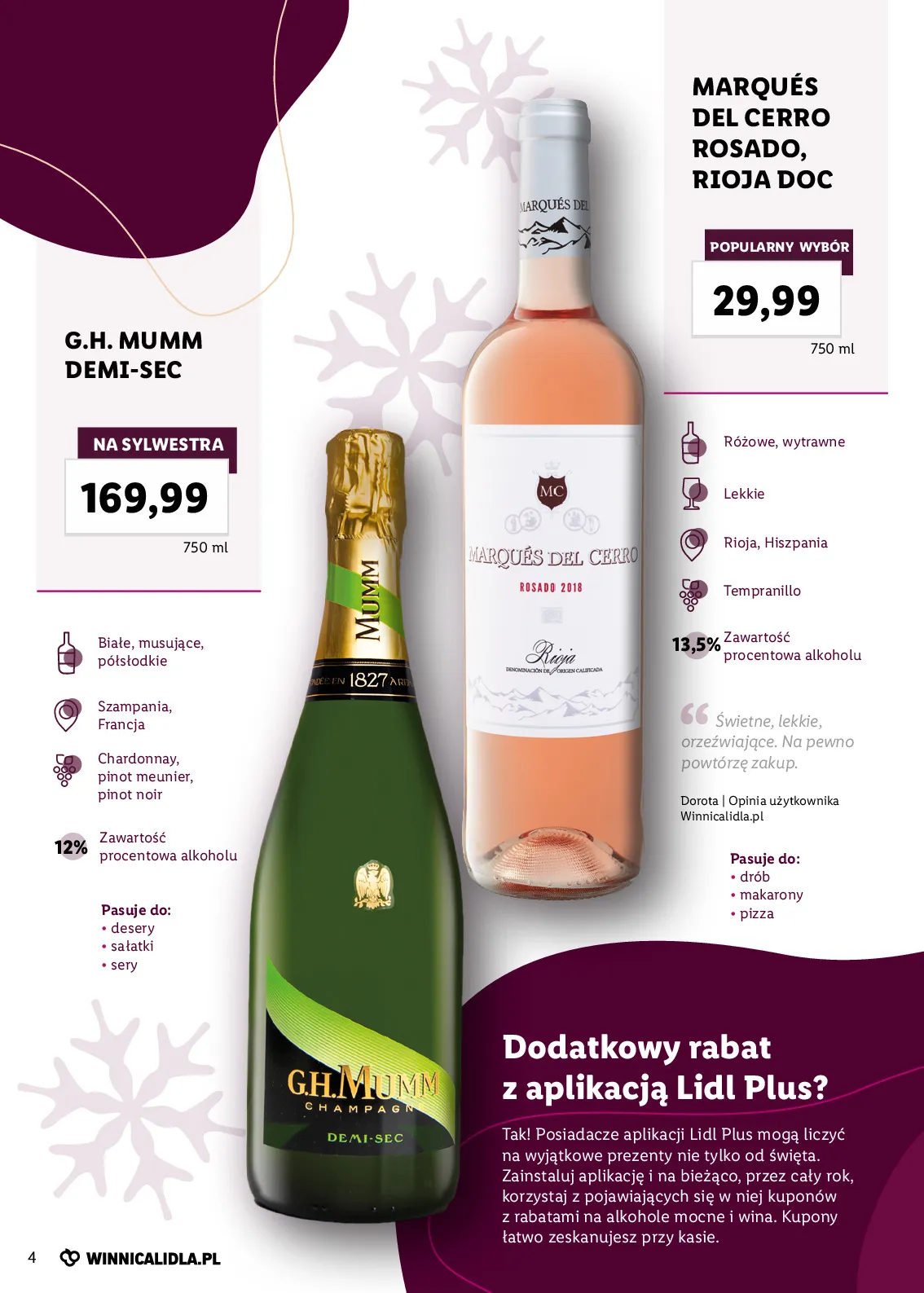 Gazetka promocyjna Lidl - Winnica Lidla - ważna 01.12 do 21.12.2020 - strona 4