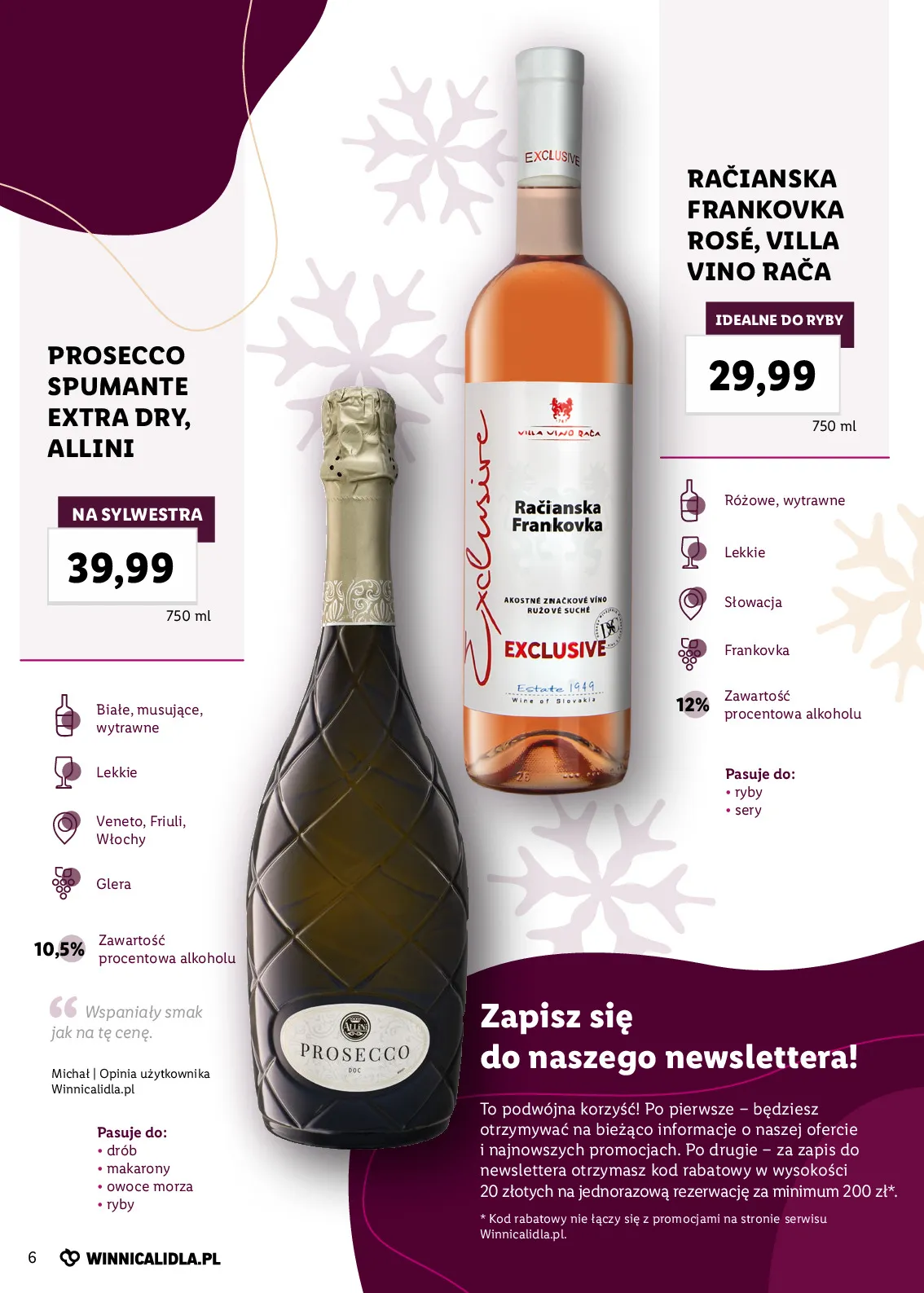 Gazetka promocyjna Lidl - Winnica Lidla - ważna 01.12 do 21.12.2020 - strona 6