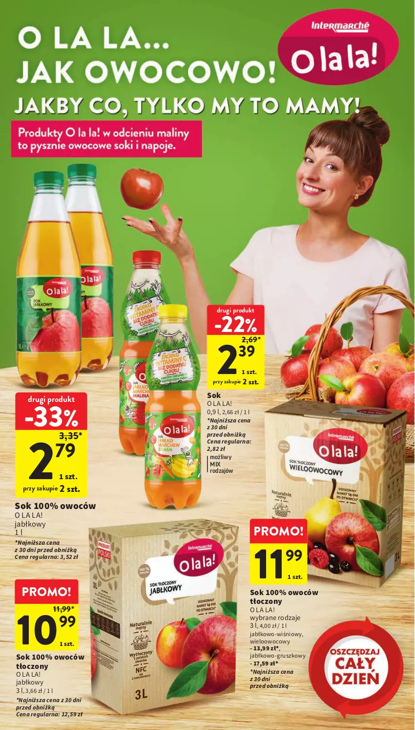 Gazetka promocyjna Intermarche - Gazetka Intermarche - ważna 18.04 do 24.04.2024 - strona 10 - produkty: Sok