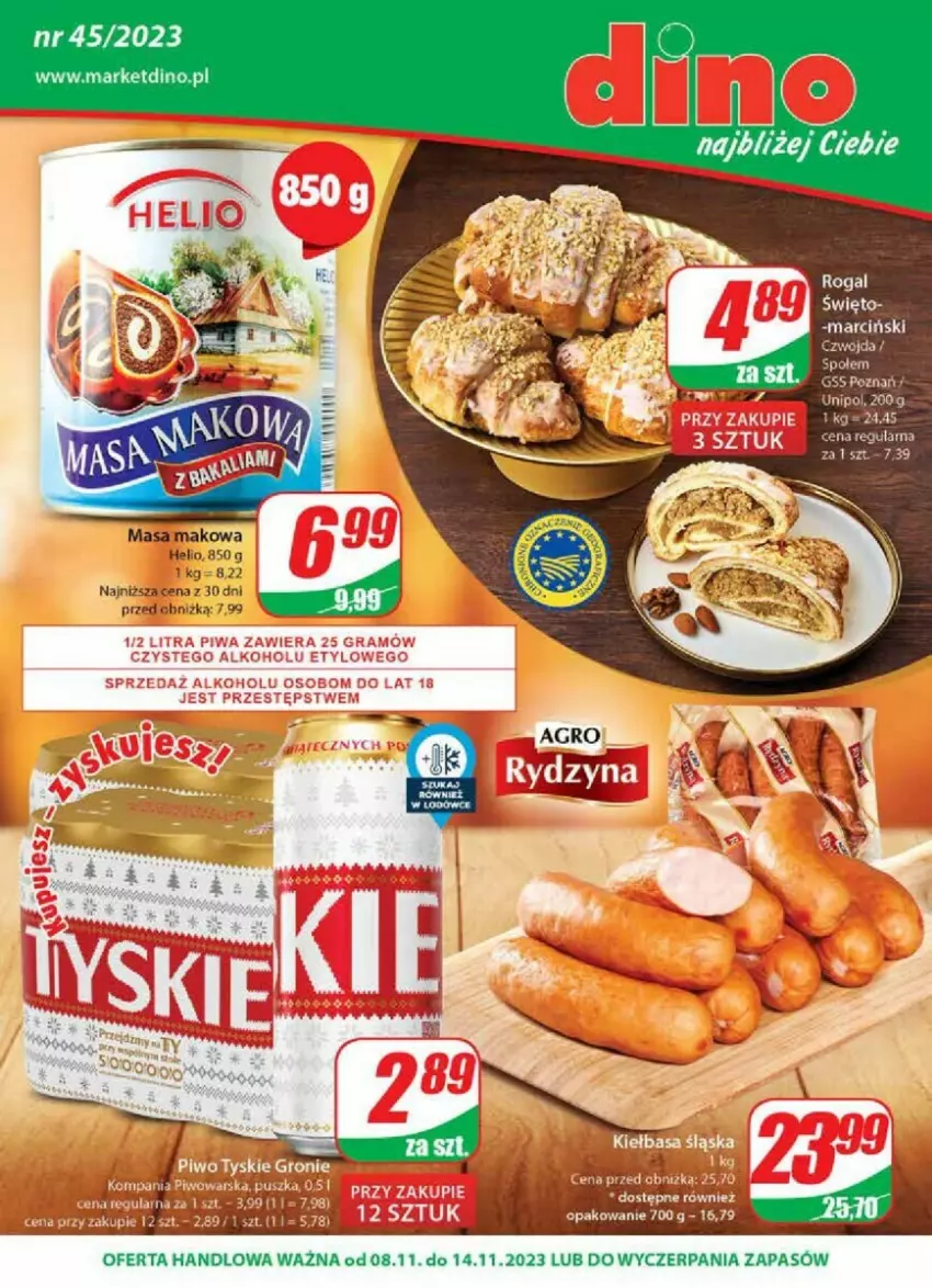 Gazetka promocyjna Dino - ważna 08.11 do 14.11.2023 - strona 1 - produkty: Helio