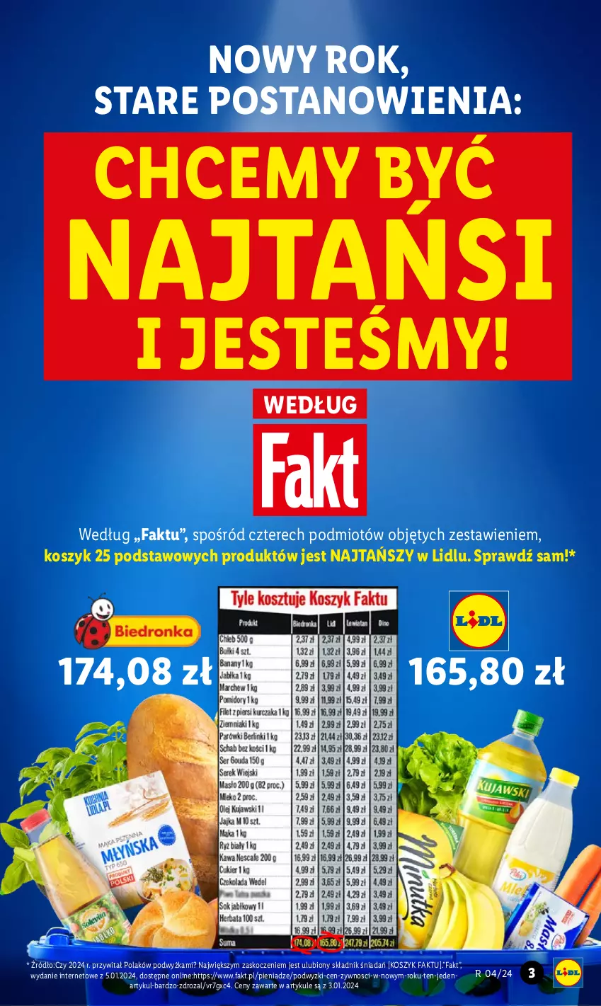 Gazetka promocyjna Lidl - GAZETKA - ważna 25.01 do 28.01.2024 - strona 3 - produkty: Fa, Koc, Kosz, Narty