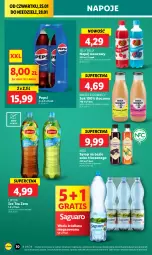 Gazetka promocyjna Lidl - GAZETKA - Gazetka - ważna od 28.01 do 28.01.2024 - strona 30 - produkty: Sok, Gra, Pigwowiec, Bell, Ice tea, Ananas, Napoje, LANA, Pepsi, Lipton, Syrop, Woda, Herbata, Napój