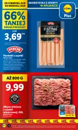 Gazetka promocyjna Lidl - GAZETKA - Gazetka - ważna od 28.01 do 28.01.2024 - strona 8 - produkty: Mięso mielone z szynki, Mięso mielone, Parówki, Parówki z szynki, Olej, Mięso