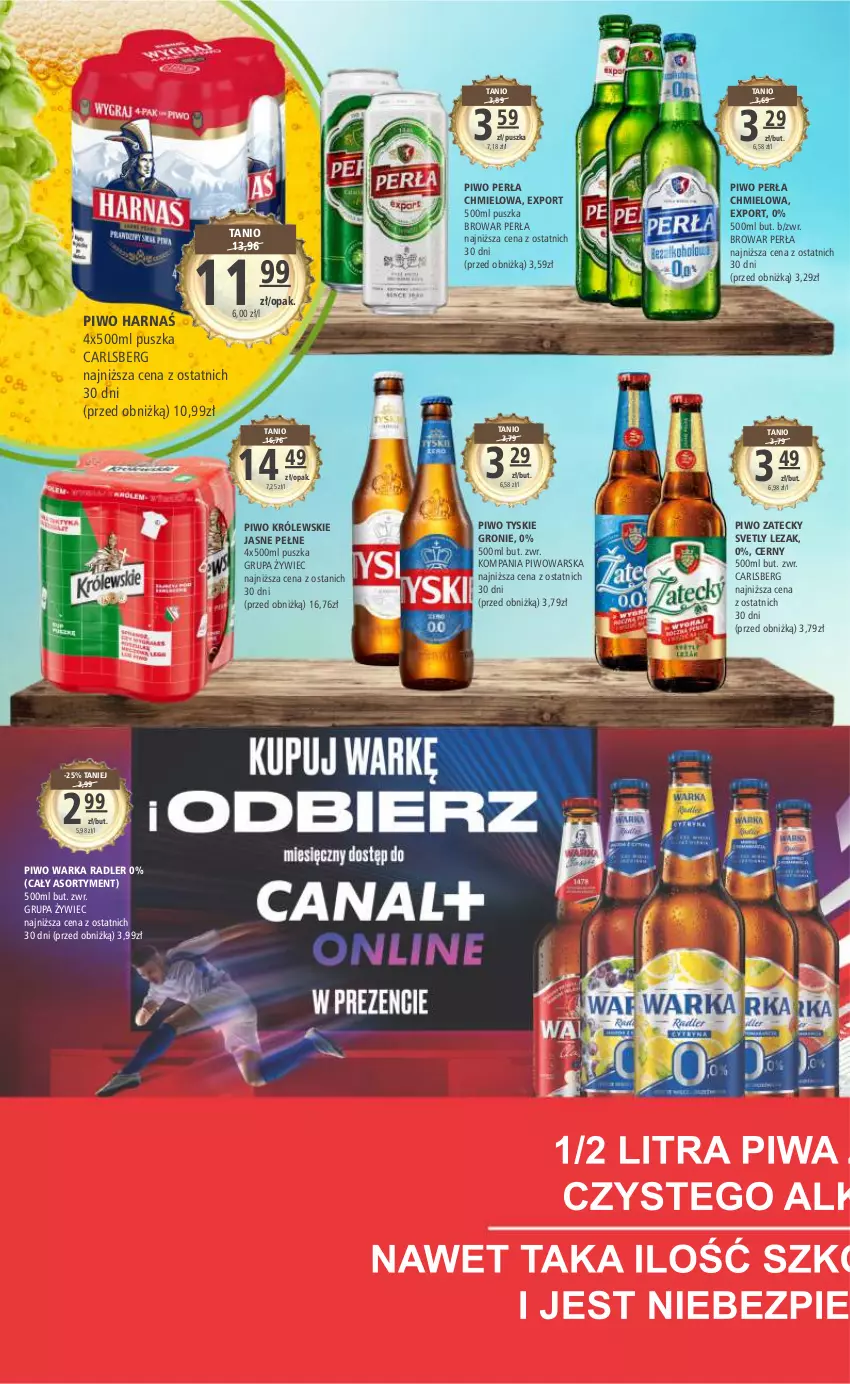 Gazetka promocyjna Arhelan - Gazetka - ważna 05.05 do 14.05.2023 - strona 12 - produkty: Carlsberg, Harnaś, Królewski, Perła, Piwo, Por, Radler, Tyskie, Warka