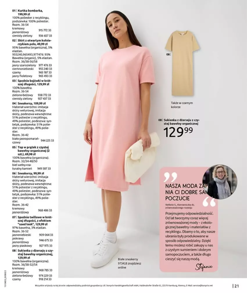 Gazetka promocyjna Bonprix - PREMIERA SEZONU - ważna 03.03 do 25.05.2025 - strona 23 - produkty: Fa, HP, Kurtka, LG, Moda, Spodnie, Top