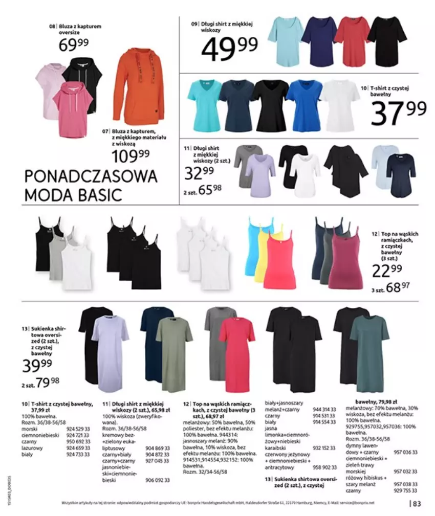 Gazetka promocyjna Bonprix - PREMIERA SEZONU - ważna 03.03 do 25.05.2025 - strona 85 - produkty: Fa, HP, Koc, Lion, Moda, Orka, Sukienka, T-shirt, Top, Wełna