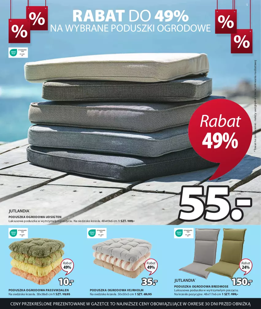 Gazetka promocyjna Jysk - Oferta tygodnia - ważna 17.05 do 20.06.2023 - strona 6 - produkty: Krzesło, Poduszka, Siedzisko