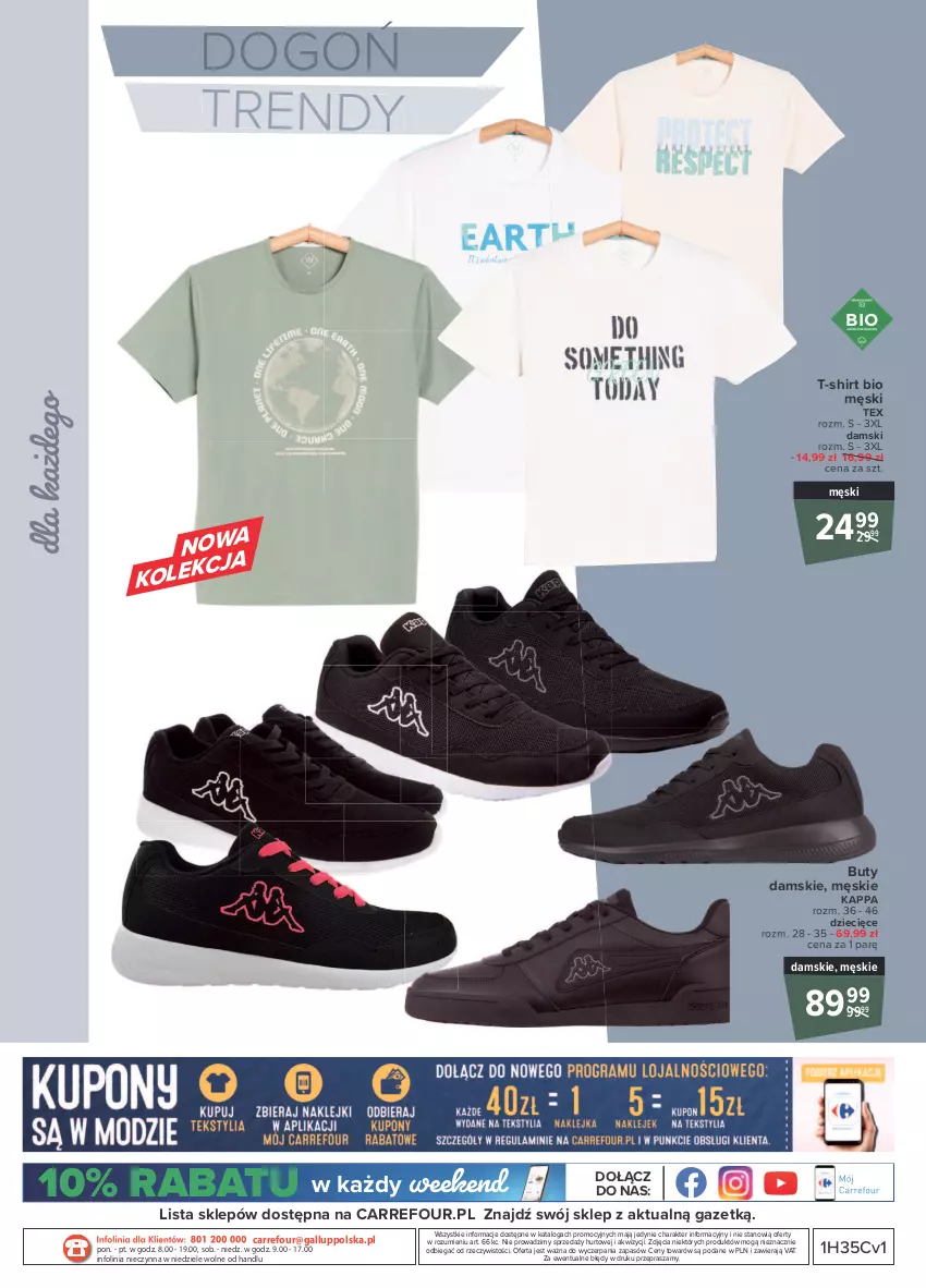 Gazetka promocyjna Carrefour - Gazetka Przewodnik po jesiennych trendach - ważna 30.08 do 11.09.2021 - strona 16 - produkty: Buty, Dzieci, O nas, T-shirt