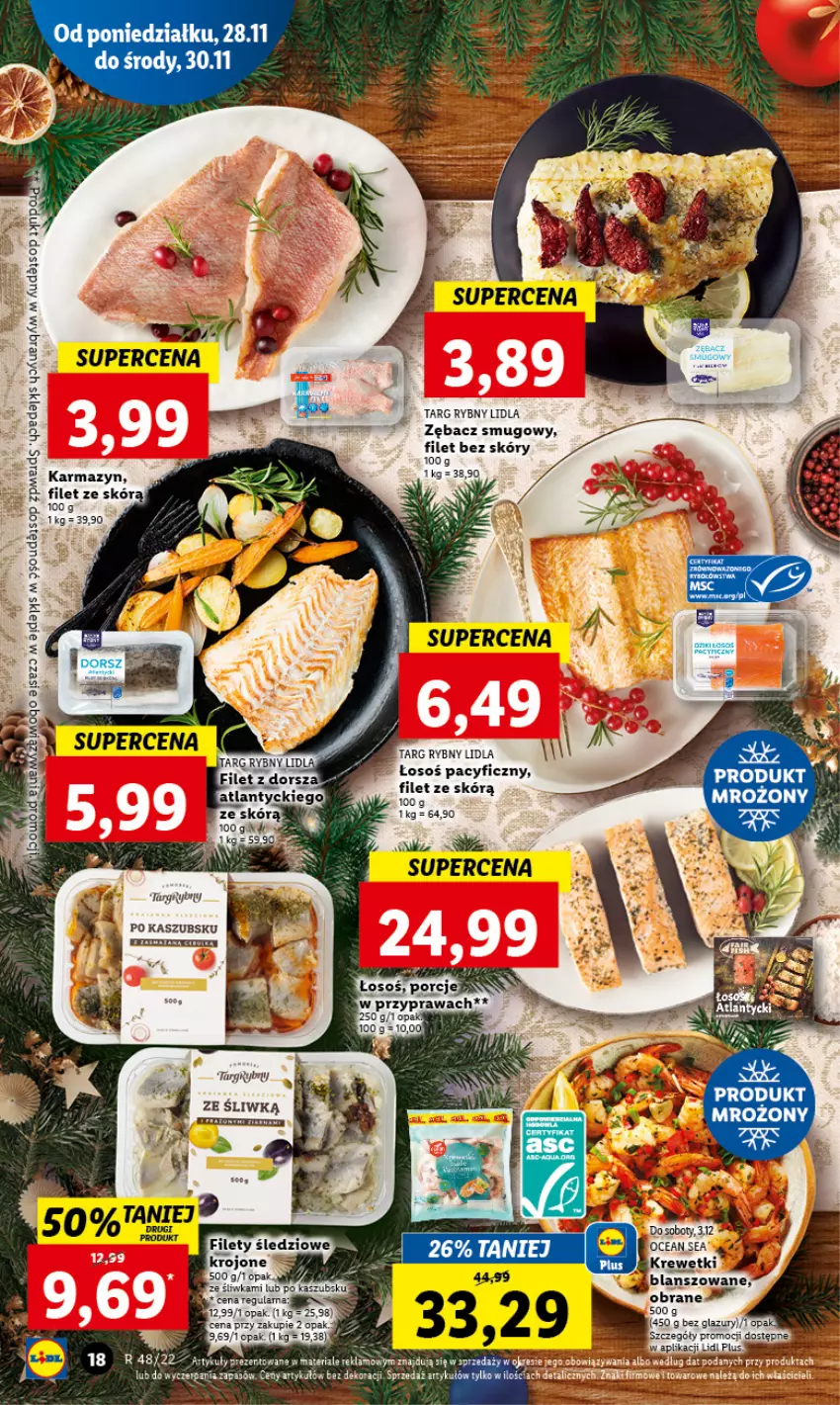 Gazetka promocyjna Lidl - GAZETKA - ważna 28.11 do 30.11.2022 - strona 20 - produkty: Gry, Krewetki, Por